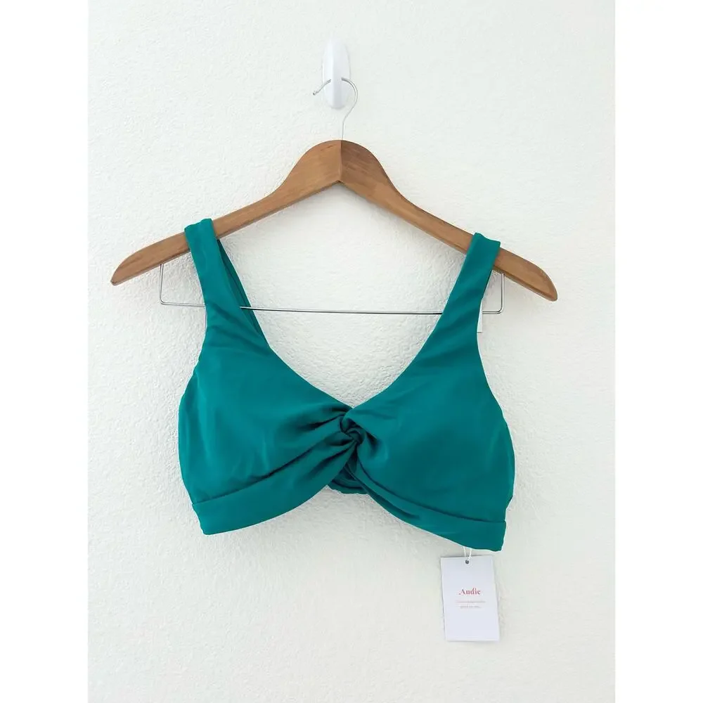Andie Swim The Portofino Top in Peacock S NWT